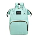Large capacity multi-functional diaper backpack light green stylish mommy travel bag - Light Green
