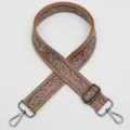 Sangle de sac large style ethnique de rechange bandoulière réglable tissée motif. - Style 1051 Fermoir Fusil