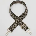 Vervangende tassenriem verstelbare crossbody schouderband jacquard geweven handtas riem - Stijl 1066 / Gouden Haak