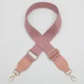 Pink Wide Bag Strap Replacement Adjustable Crossbody Shoulder Strap with Gold Hardware - No. 1192