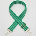 Green Replacement Bag Strap Adjustable Woven Shoulder Strap with Gold Metal Hardware - Style 753