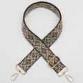 Bandoulière de sac tissée remplaçable avec boucles métalliques réglables et stylées. - Style 1121