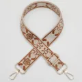 Ethnic woven wide bag strap replacement, adjustable shoulder crossbody bag strap. - Pattern 1107