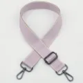 Correa de hombro ajustable y ancha de repuesto en lona morado claro para bolsos de mano. - No 293 Gancho Tono Fusil