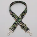 Adjustable wide replacement shoulder strap for women handbags, colorful patterned bag strap. - Style No.602 - Gold Clasp
