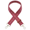 Colorful Woven Replacement Bag Strap Ethnic Diamond Adjustable Crossbody Shoulder Strap - No. 659 / Gold Hook