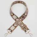 Ethnic jacquard wide bag strap, stylish crossbody replacement shoulder strap accessory. - Pattern 1118