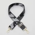 Wide camouflage bag strap with gold metal hardware adjustable replacement shoulder strap design - No. 276