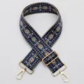 Replacement wide bag strap adjustable crossbody shoulder strap for women handbag parts - No. 443 Gold Clasp