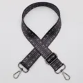 Cinghia di ricambio per borsa stampa etnica tracolla regolabile accessorio scuro - No.629 Marrone Scuro Geometrico Etnico Con Gancio Canna di Fucile