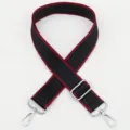 Correa de hombro de repuesto ajustable para bolsos cruzados, diseño de color contrastante. - Estilo 299 Gancho Plateado