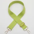 Correa de bolso cruzado tejida verde de repuesto ajustable con patrón de rombos cartera - Gancho Dorado / Estilo Verde Claro (847)