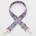Colorful wide ethnic jacquard bag strap adjustable replacement for crossbody handbags - No.983