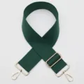 Large sangle de sac de rechange vert foncé avec boucles en métal doré ajustables. - 876 (Vert Foncé)