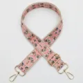 Colorful ethnic jacquard wide shoulder strap, 3.8cm adjustable crossbody bag accessory. - No.984