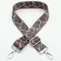 Courroie de sac de rechange style ethnique sangle bandoulière réglable pour femme - Style 84 / Crochet Argenté