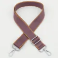 Correa de repuesto ajustable con contraste de color para bolso de hombro y cruzado - Estilo 301 Gancho Plateado