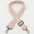 Correa de hombro de repuesto rosa claro ajustable con ganchos metálicos duraderos. - Estilo 304 Gancho de Pavón