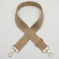 Cinghia di ricambio regolabile per borsa con motivo a rombi intrecciato per tracolla. - Stile Cachi (861)