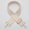 Sangle de sac de rechange large de 5 cm, bandoulière réglable en coton pour sacs à main. - 883 (Blanc Crème)