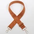 Replacement bag strap with geometric labyrinth pattern, adjustable length and golden hardware. - No. 770 (770)