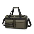 Sac de voyage multifonctionnel vert armée, grand sac de bagages pour les voyages en plein air. - Vert Gris