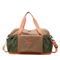 Waterproof travel duffel bag with dry wet separation gym bag for women fitness and daily use - Khaki