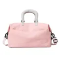 Borsa da viaggio a quadri rosa borsa a tracolla alla moda per fitness e brevi viaggi - Rosa