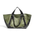 Sac cabas de voyage vert outdoor, sac à main de banlieue, grande capacité de stockage bagage. - Vert