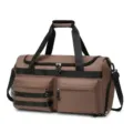 Grand sac de voyage marron de grande capacité avec poches multiples variante - Marron