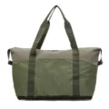 Sac de voyage vert à motif grille grande capacité pour le sport fitness et les loisirs - Vert Militaire