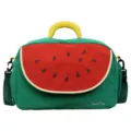 Bolsa de viaje de lona diseño de sandía bonita gran capacidad bolso bandolera para uso diario. - Verde
