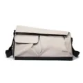 Off-white black duffel travel shoulder bag, multi-functional large capacity commuter bag. - Off-White Flap