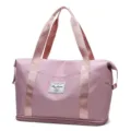 Grande borsa da viaggio impermeabile e borsone sportivo per palestra e weekend. - rosa ciliegia