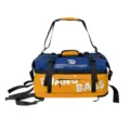 Sac à dos de voyage multifonctionnel bleu et jaune, grande capacité convertible sport. - Jaune