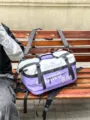 Sac a dos de voyage multifonctionnel et grande capacite sac de sport pour les deplacements - Violet