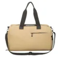 Large capacity travel duffel bag waterproof gym bag for sports and outdoor fitness use - Khaki