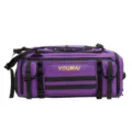 Bolso de viaje deportivo multifuncional morado, mochila grande para gimnasio y senderismo. - Púrpura / Estilo mochila