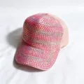 Roze strass honkbalpet voor vrouwen, sprankelende luxe mode zonnekap, lente zomer casual. - Volwassene, Hoofdomtrek 58cm Verstelbaar / Roze (AB Wit en Roze Strass-steentjes)