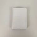 Portafoglio corto minimalista grigio chiaro, variante porta carte in pelle PU per donna. - Celeste