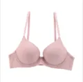 Roze naadloze push-up bh voor dames, comfortabel dagelijks ondergoed met dunne schouderbandjes. - 80B/36B / Tops / Roze
