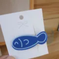 Pince à cheveux poisson bleu mignon dessin animé accessoire cheveux fille style - 7# Petit Poisson Bleu Foncé