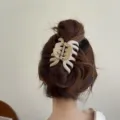 Matte beige hair claw clip for women stylish updo hairstyle large hair accessories - Giant Claw Clip / 9.5cm / Matte Milk Coffee
