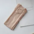 Women's nude pantyhose translucent fake fleece tights spring autumn seamless smooth hosiery - One Size / Stirrup / Nude