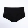 Women high waist padded butt lifter shapewear black tummy control panties for body shaping - S / Black