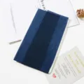 Dunkle blaue transparente Damenstrumpfhose, leicht und atmungsaktiv für den Sommer. - Marineblau