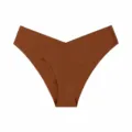 Women's seamless low-waist ice silk briefs underwear breathable solid color comfort panty - Skin Coffee