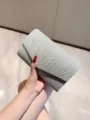 Κομψή ασημένια τσάντα βραδινό clutch με γκλίτερ για γυναίκες, πλισέ τσάντα πάρτι. - Ασημί
