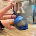 Blue motorcycle helmet keychain cool motor bag pendant portable trendy toy gift variant. - Glowing Blue Helmet