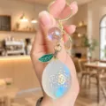 Cute lemon keychain acrylic fruit bag charm aesthetic key ring aesthetic accessory stylish gift - Acrylic Jelly Lemon (Clear White)